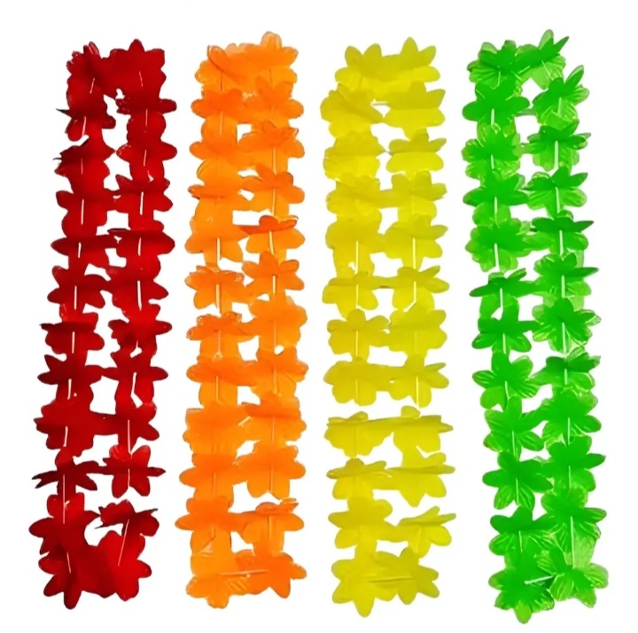 collar hawaiano Fluor x10