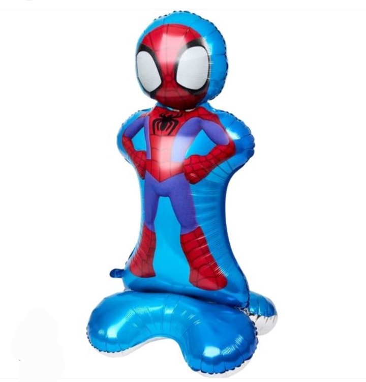Globo spiderman con base 1m