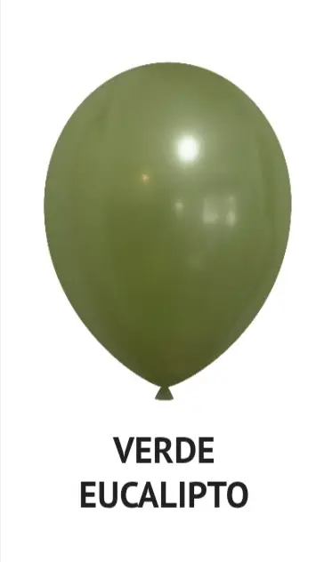 Globo verde eucalipto R12 x50