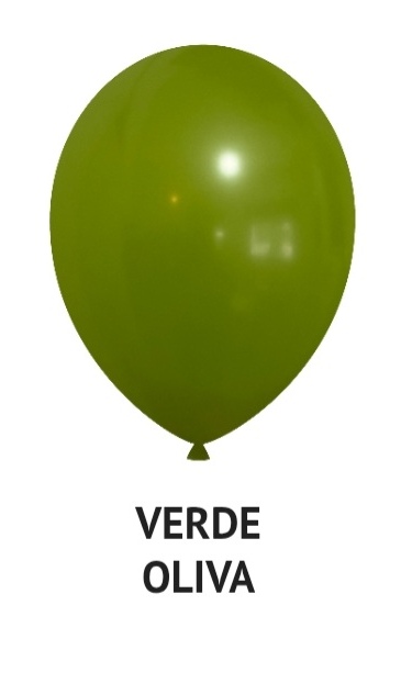 Globo verde oliva R12 x50