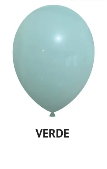 Globo R5 verde pastel x50