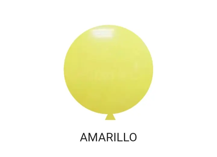 Globo Amarillo Pastel R18
