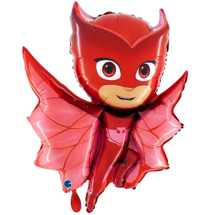 Globo mediano héroes en pijama owlette