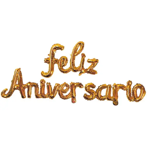 Globo feliz aniversario