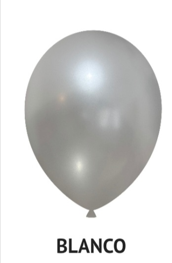 Globo Perlado R12 x50 blanco