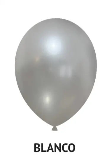 Globo Perlado R12 x50 blanco