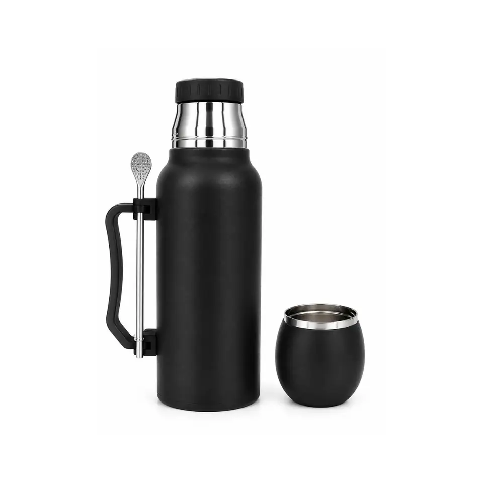 Kit de termo, mate y bombilla Vacuum