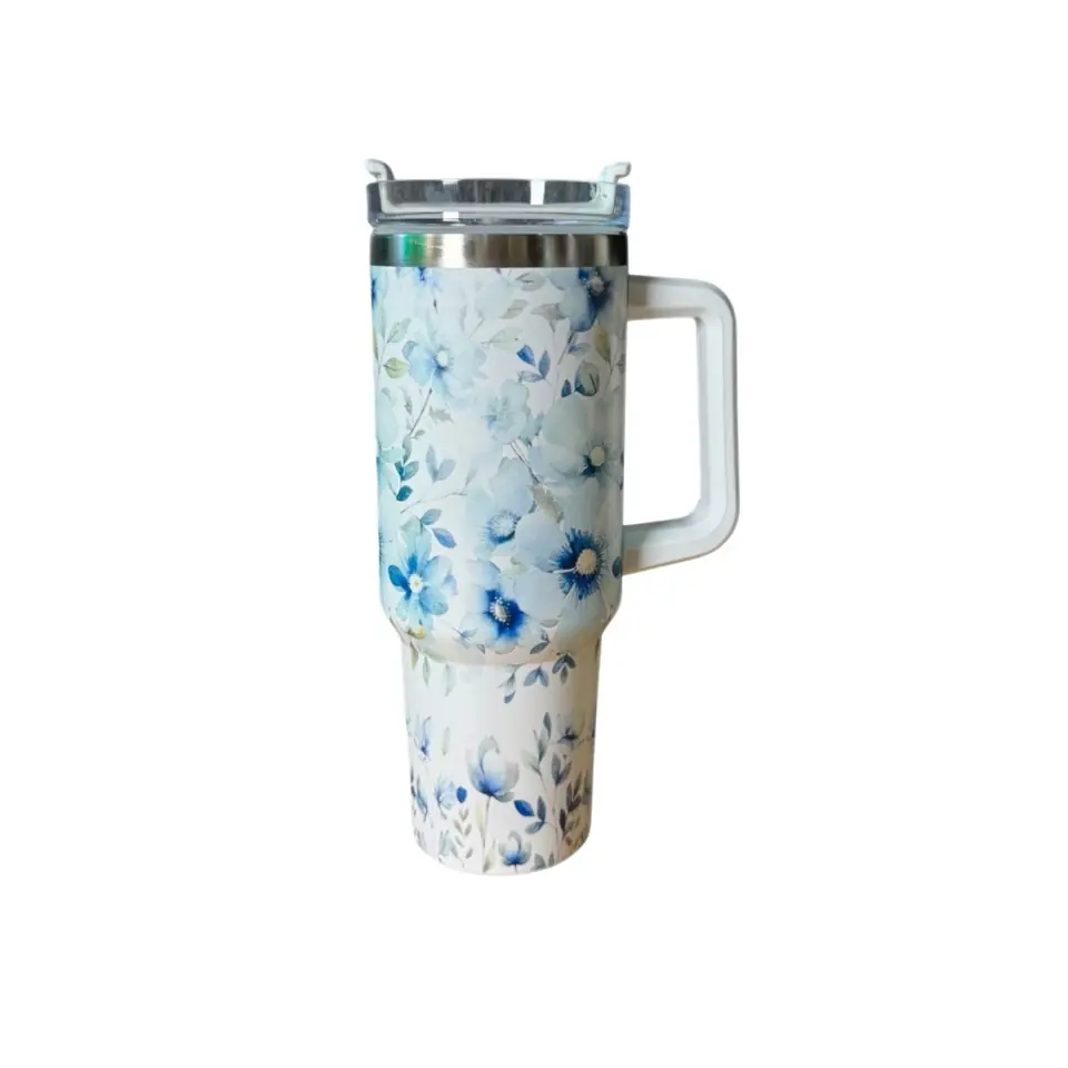 Jarro con estampado floral