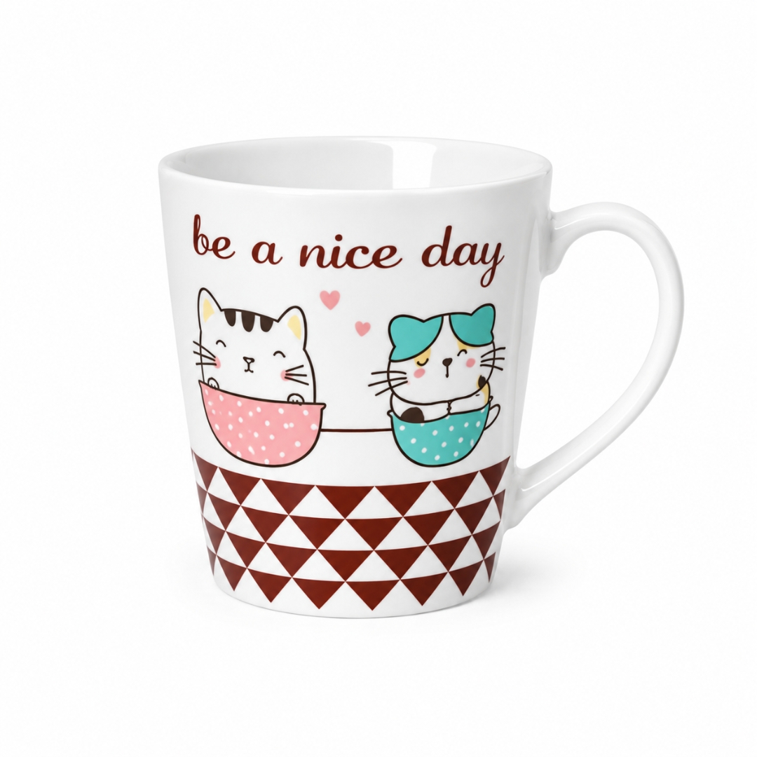 Taza de cerámica diseño gatito