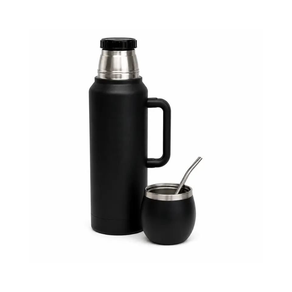 Kit de termo, mate y bombilla Sports