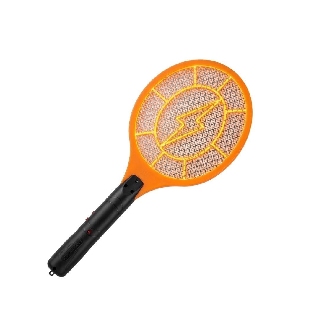Raqueta electrónica anti-moscas y mosquitos