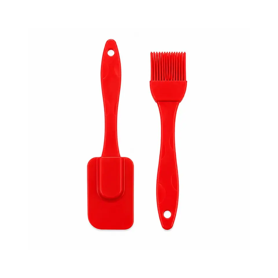 Pincel y espátula para la cocina