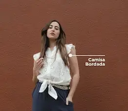 497/124  Camisa Broderie IT