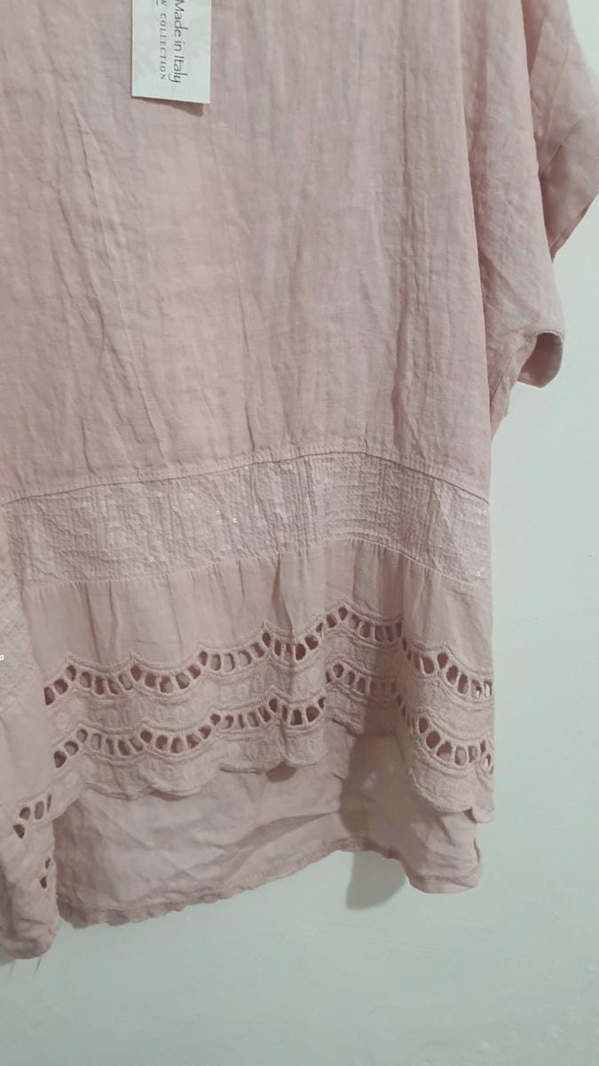 Blusa IT Broderie y Brillo - ITALIANO