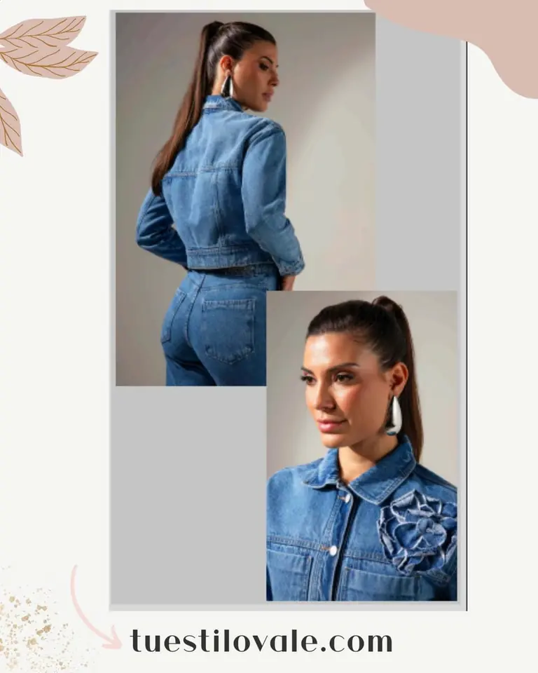 312/ 016  Chaqueta Cropped  FLOR