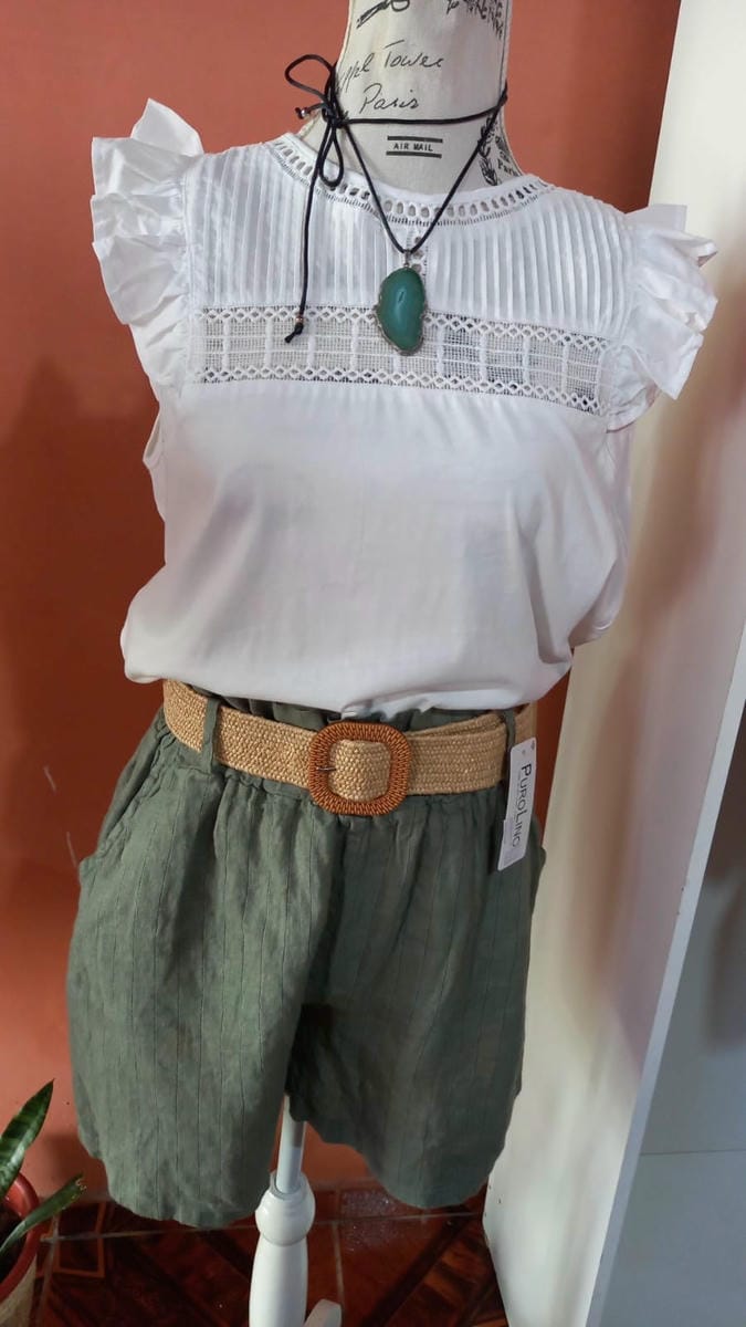 Shorts en Lino Italiano