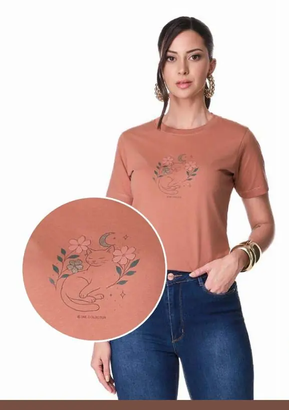 676/028 Blusa básica Cat Moon