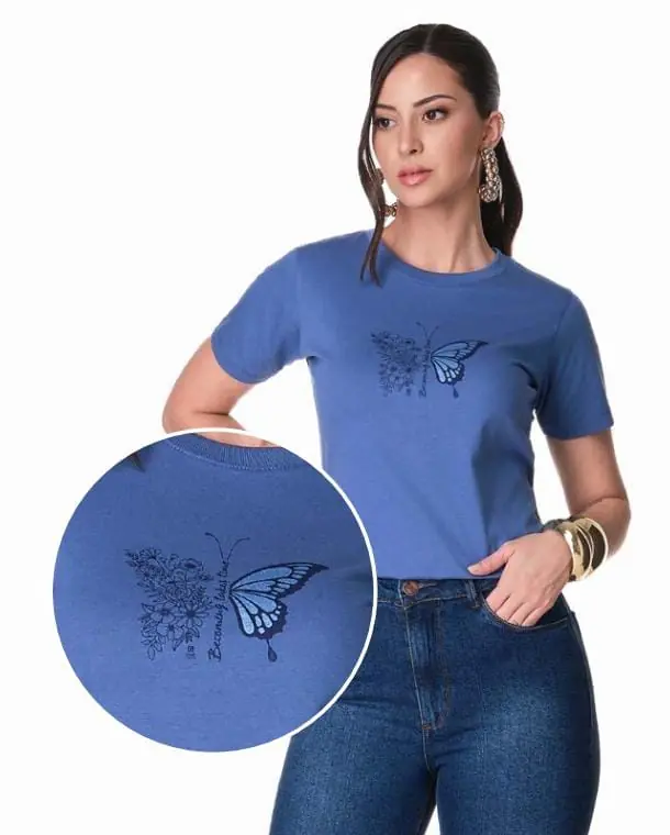 682/028 Blusa Basica Mariposa