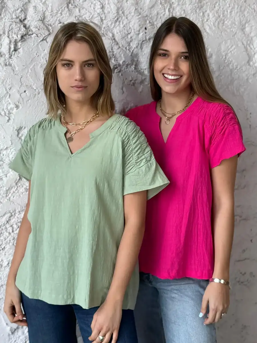 Camisa en lino Marla