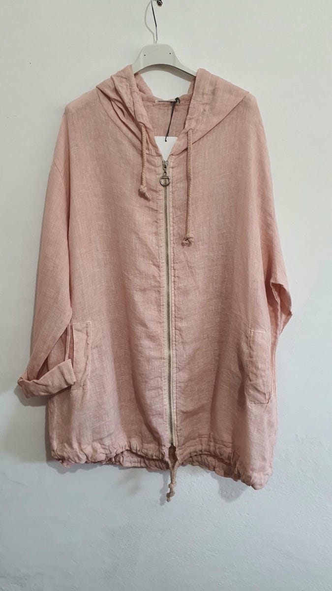 482/020  Campera Larga Lino IT- ITALIANO