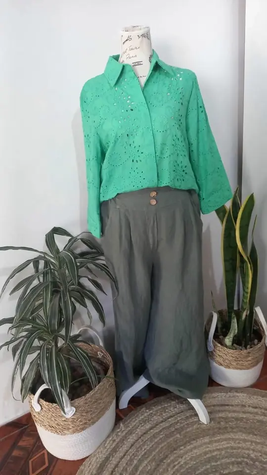 288/0170  Pantalona en lino Italiano