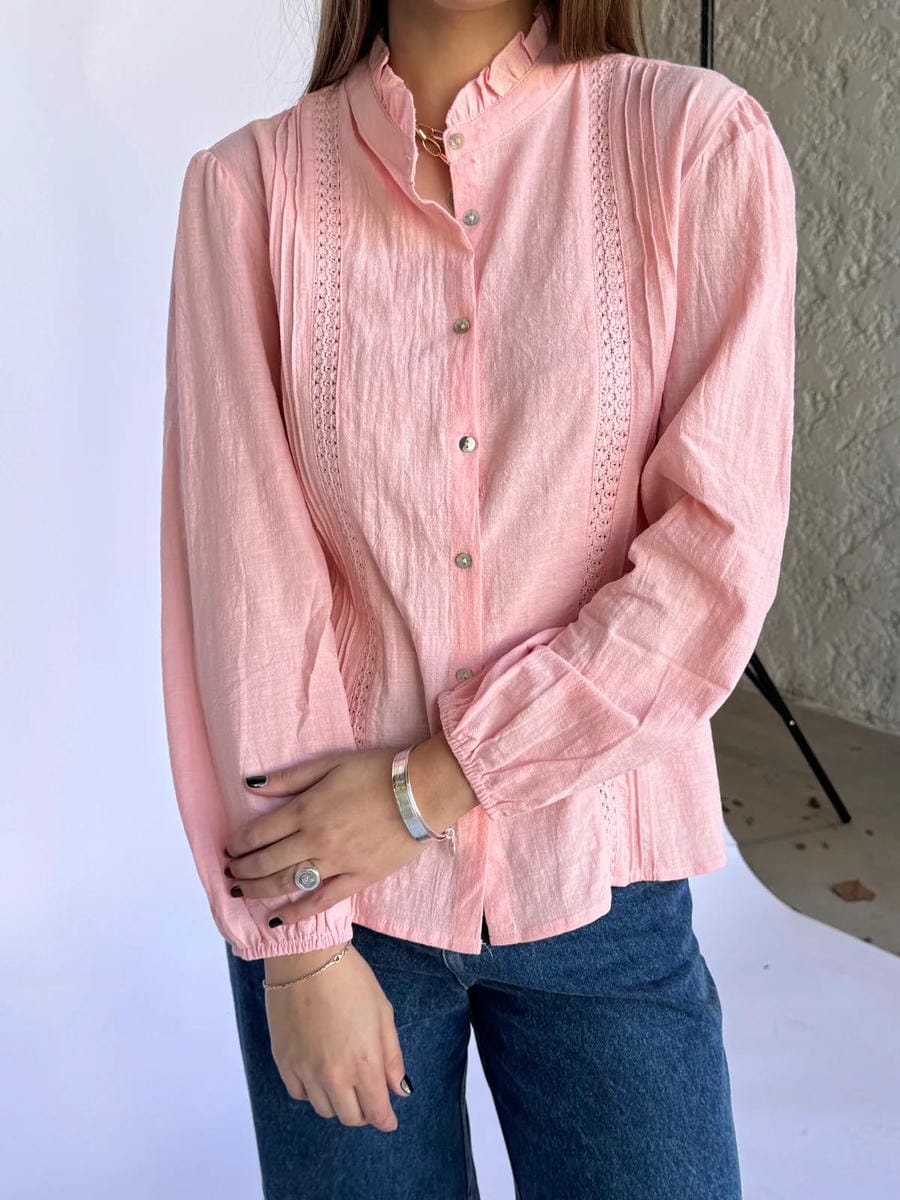 Camisa Chloe rosa
