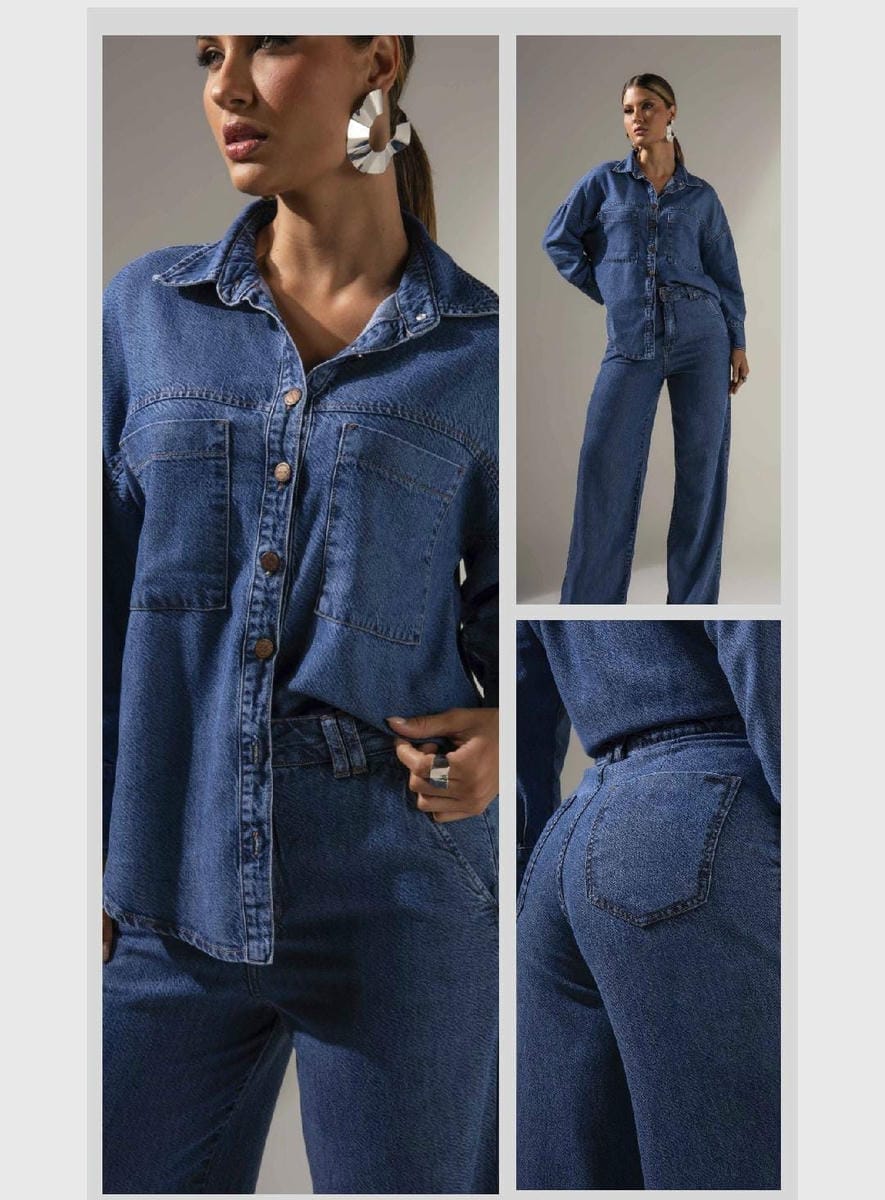 372/014 Campera de Jeans Fina - Colección Raíces
