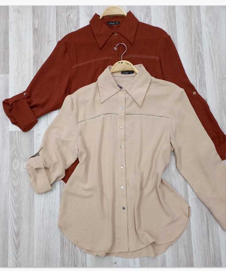 Camisa en crepe