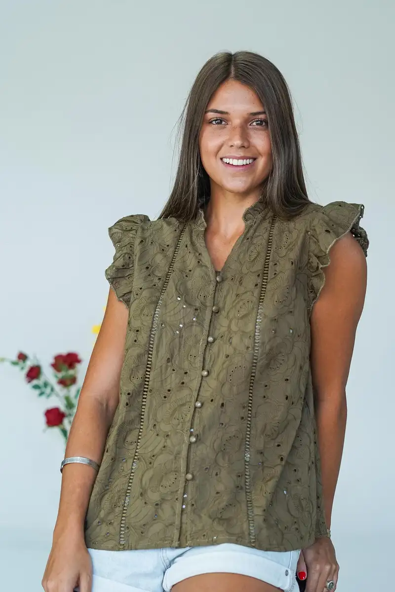 Camisa Broderie