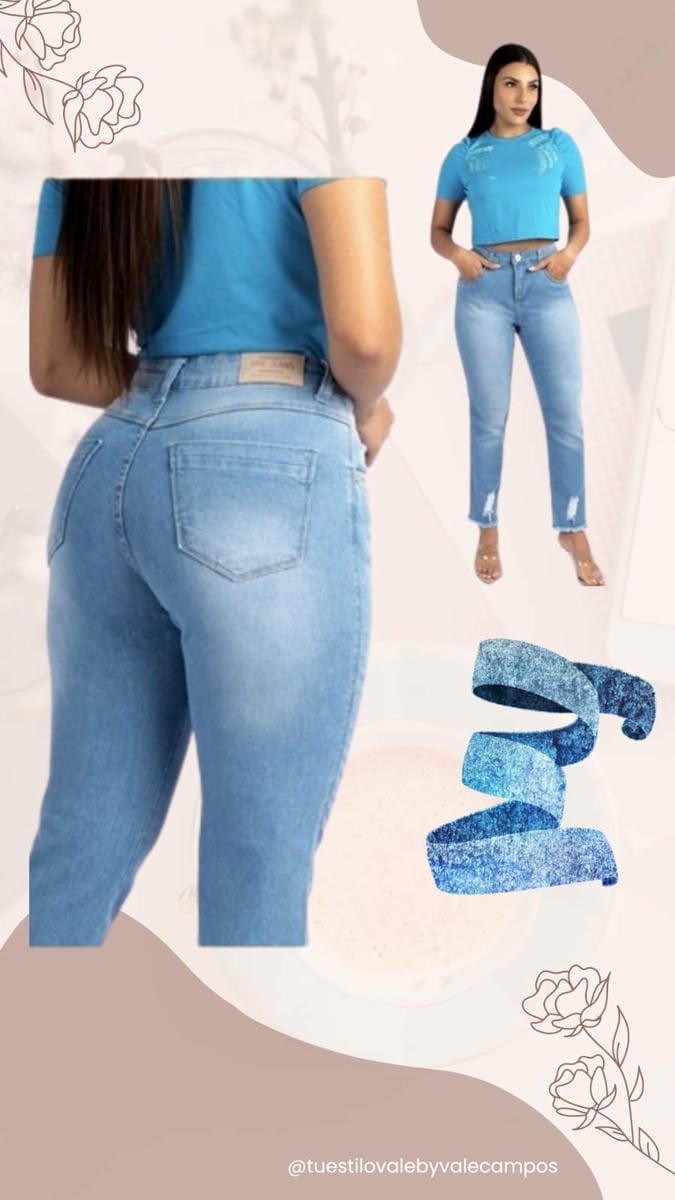 Jeans modelador mom
