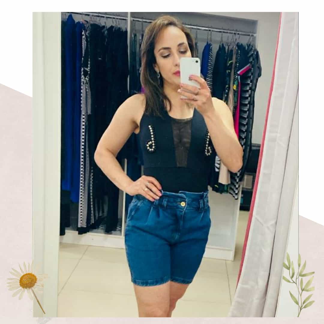 Body con detalles de perlas
