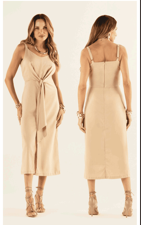 660/014  Vestido en Lino