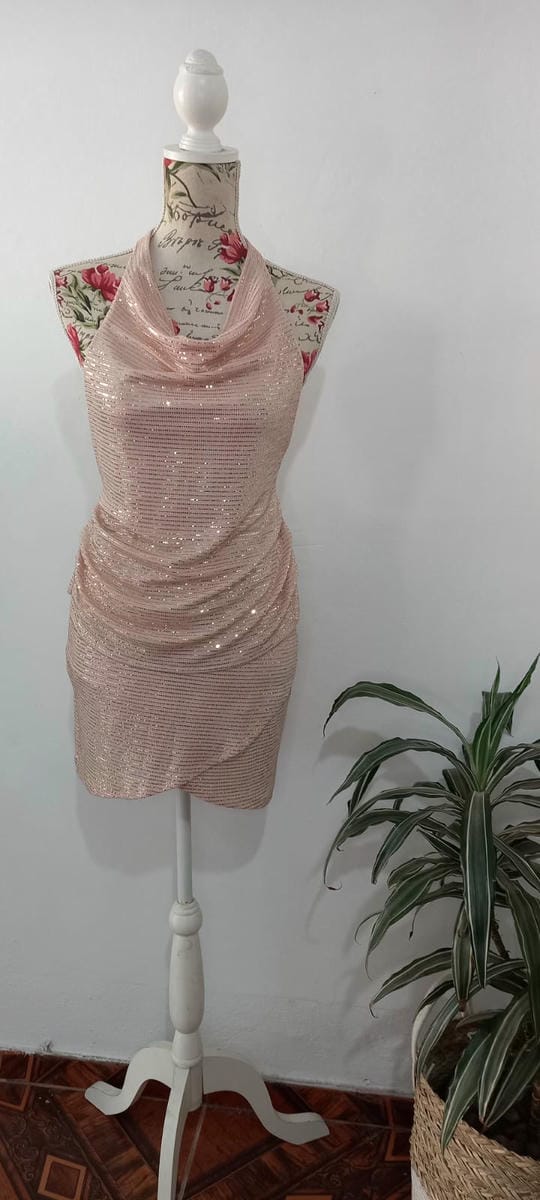 508/0172 Conjunto Rosa con Dorado
