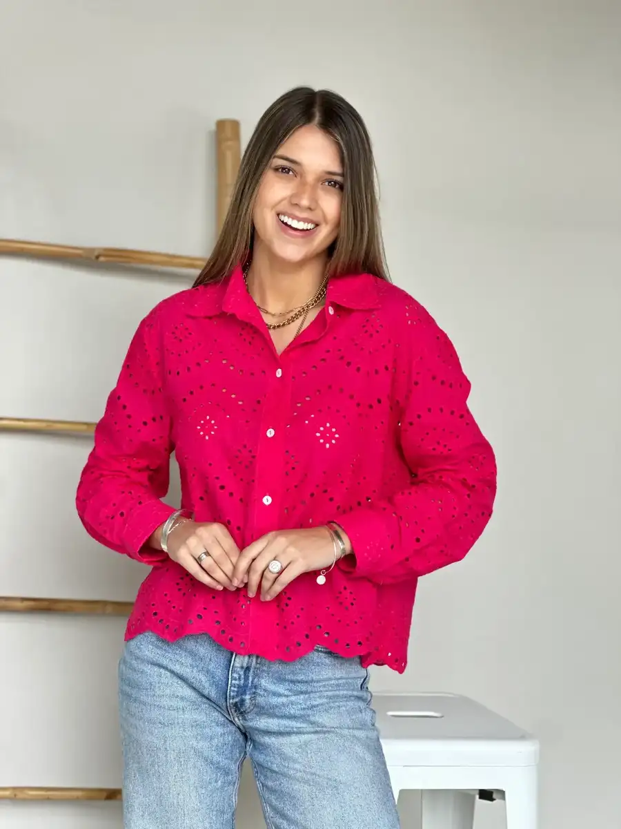 Camisa Briella en broderie