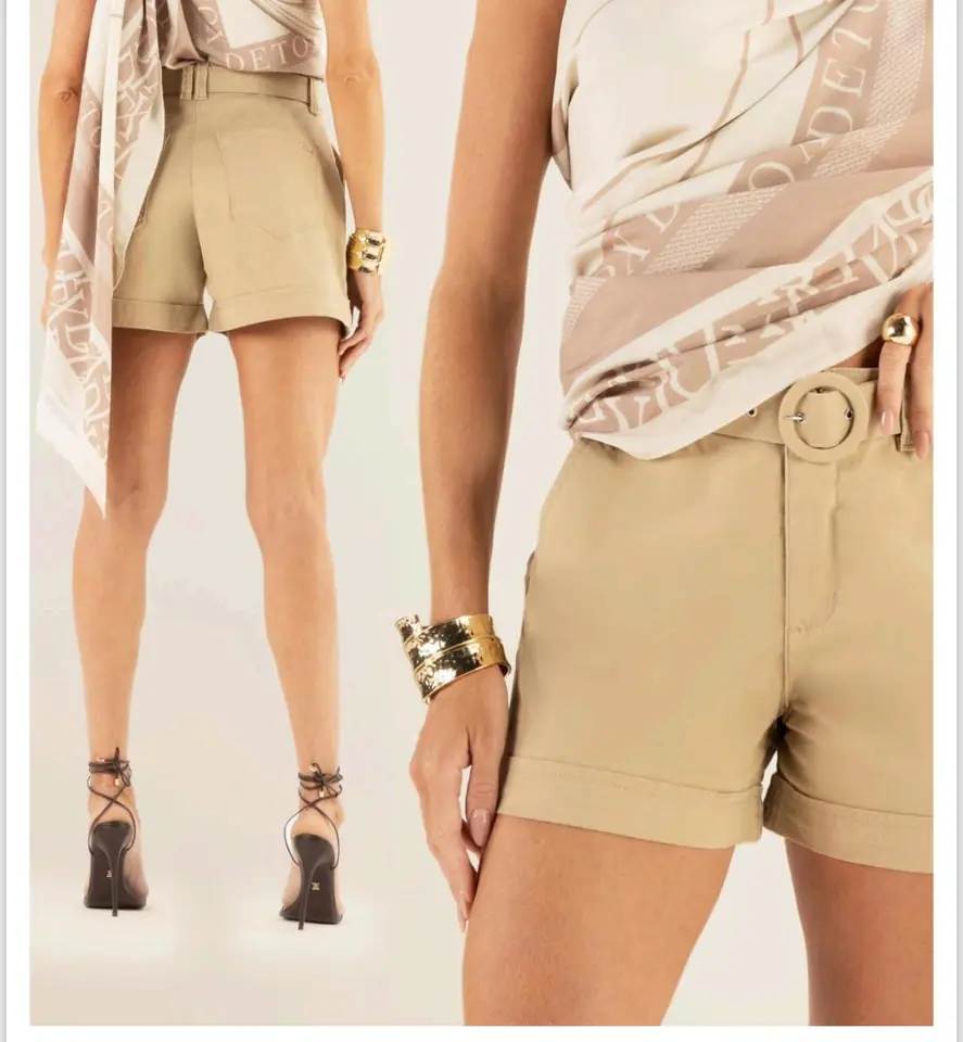 Short en Gabardina
