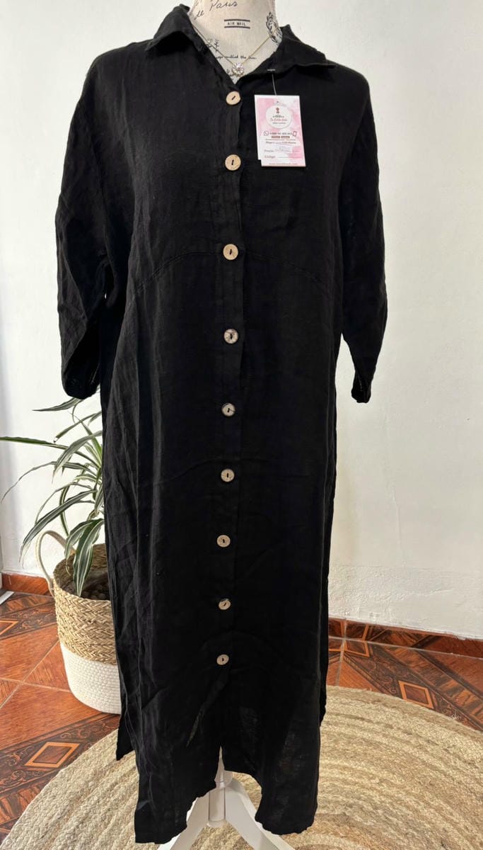 Vestido Largo Lino IT