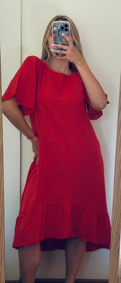664/099 Vestido Con volado