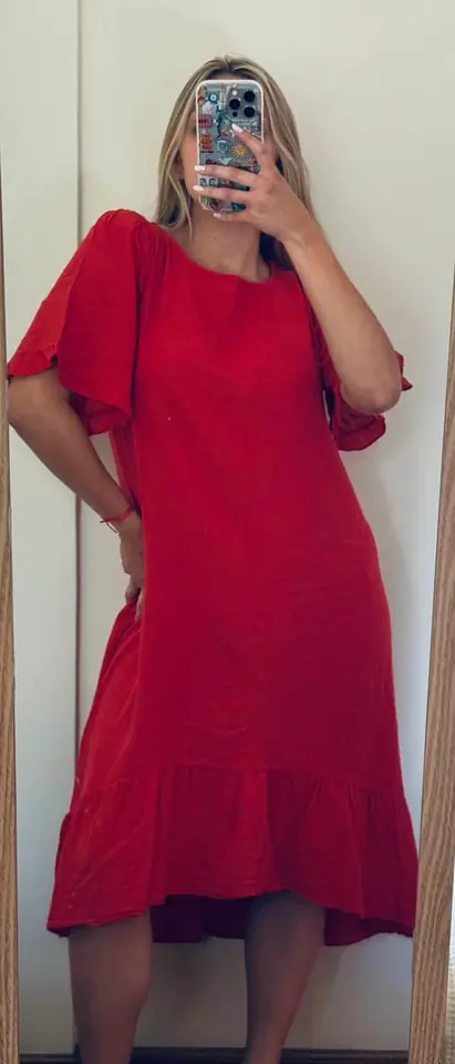664/099 Vestido Con volado