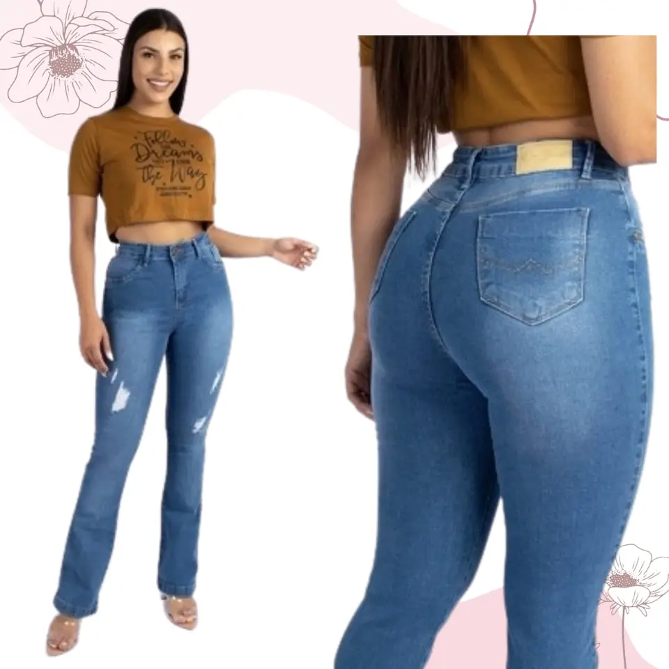Jean semi-oxford Anne