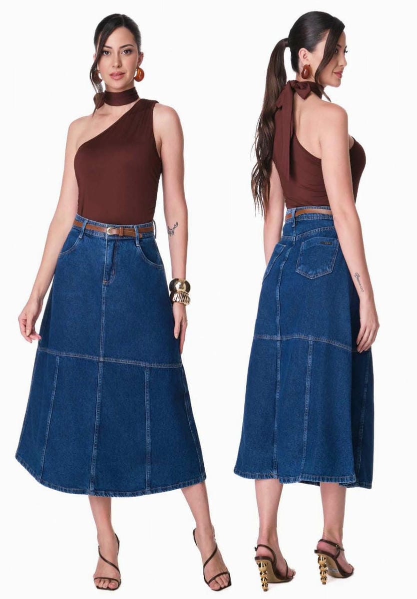 0696/078 pollera mid campesina
