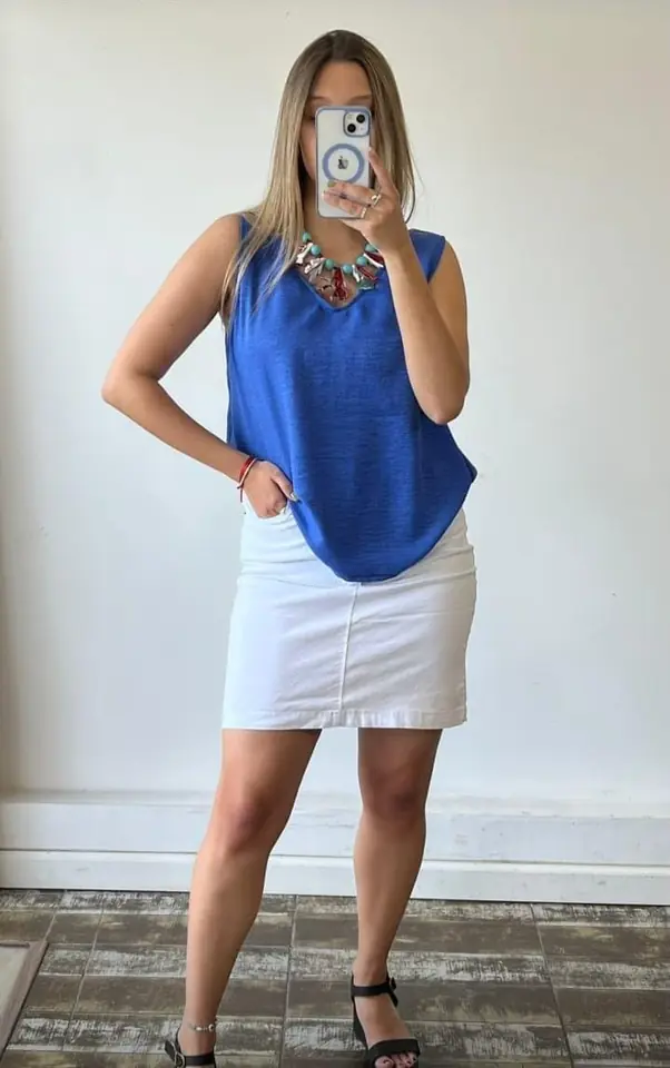 Pollera Blanca