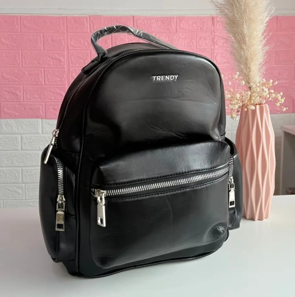 Mochila eco cuero TRENDY