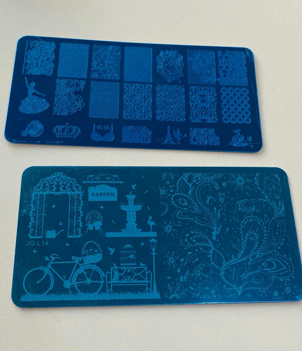 Placas para sellos de uñas
