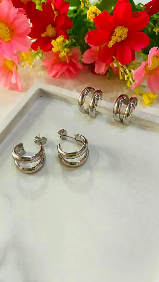 Aritos mini dobles