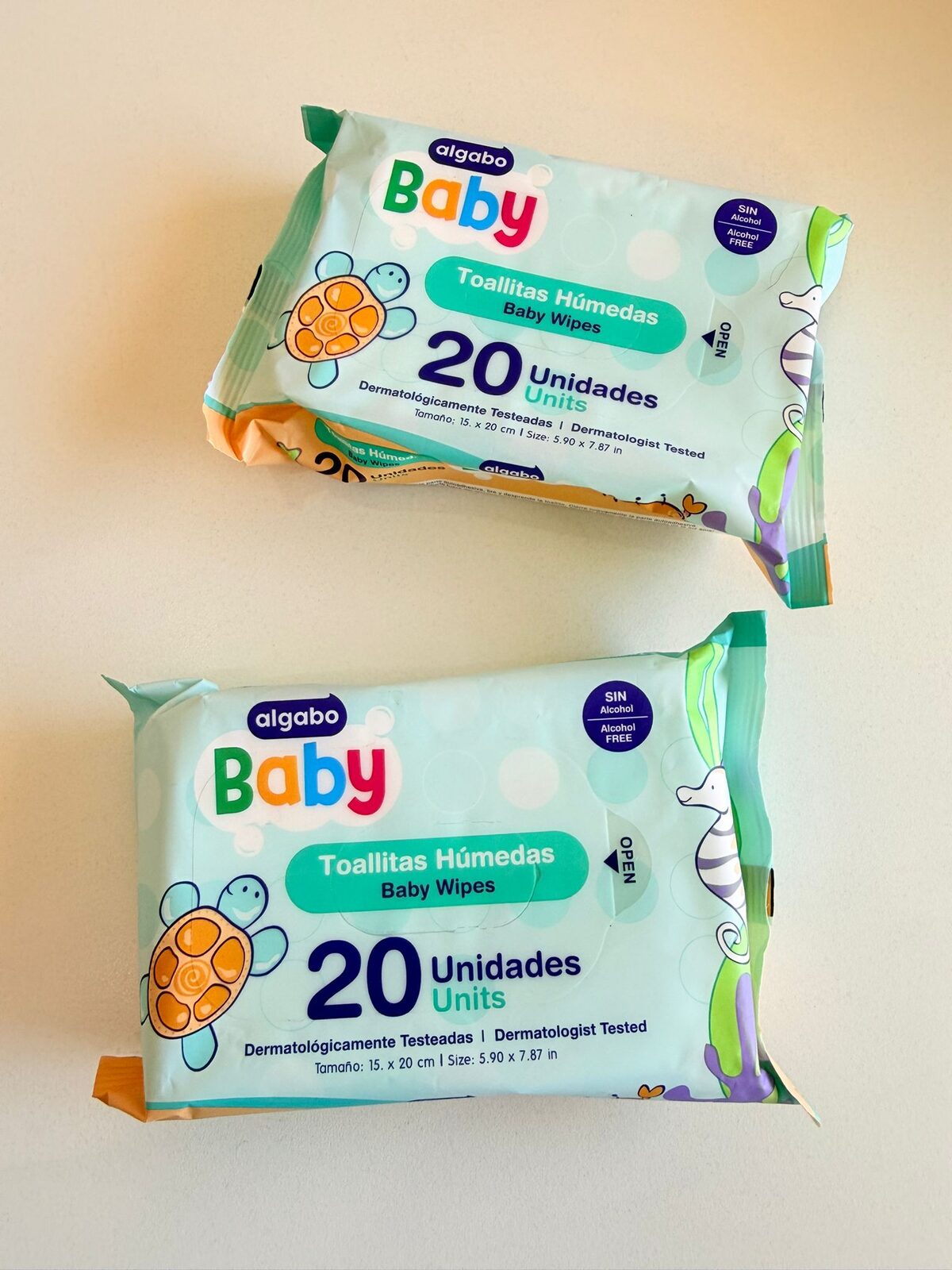 Toallitas Húmedas Baby Algabo x20 unidades