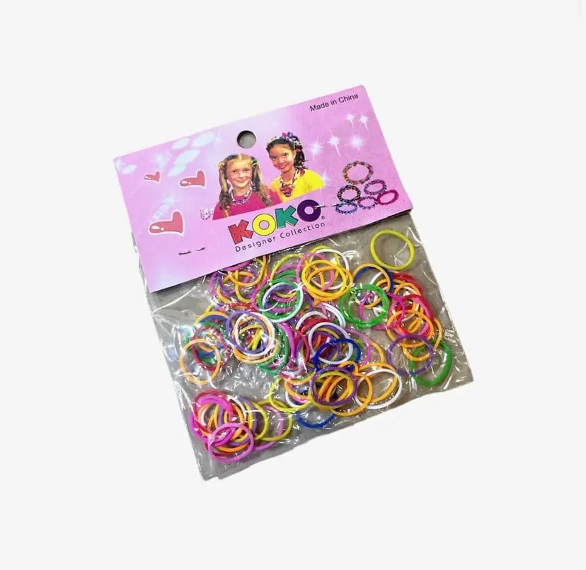 Pack de gomitas de peinados colores
