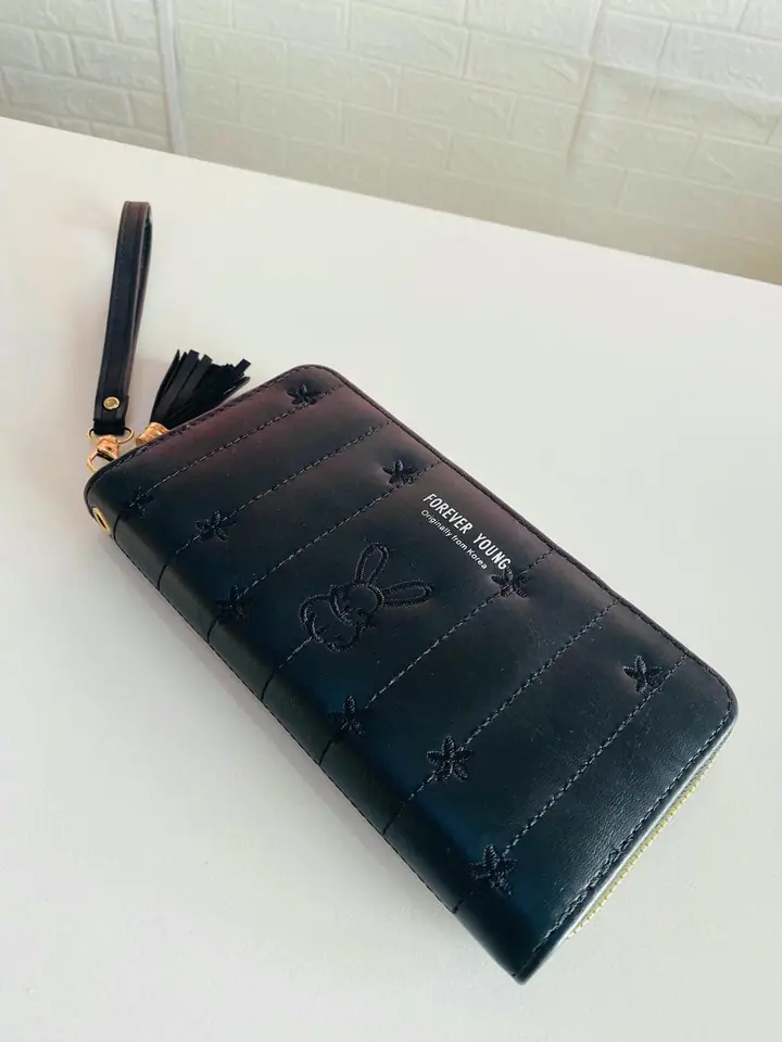 Monedero Forever young en color negro