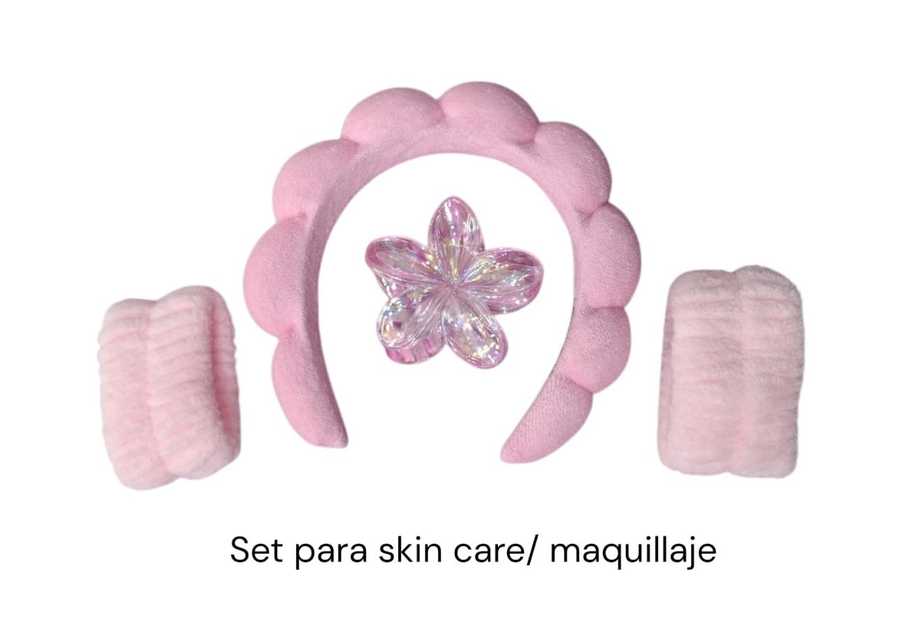 Set para skin care y maquillaje