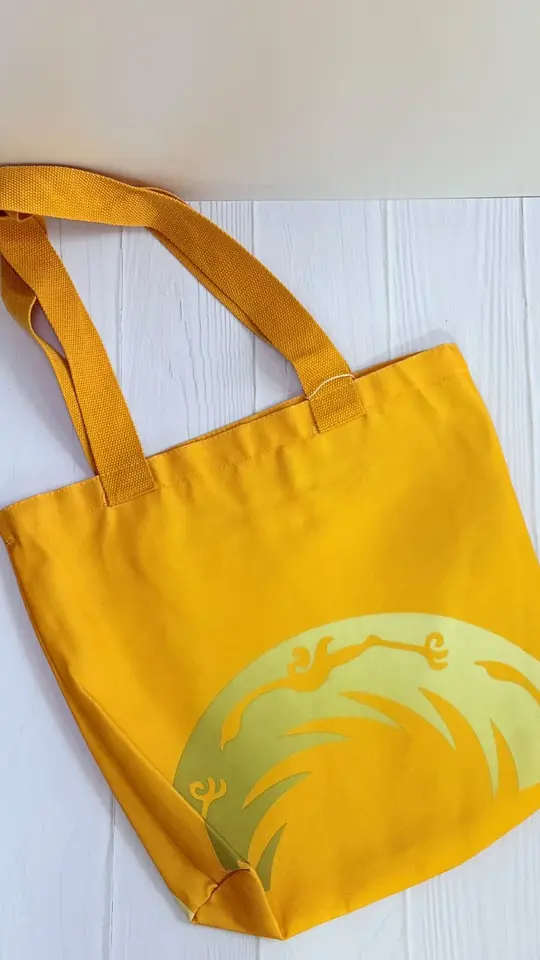 Bolsito tela amarillo