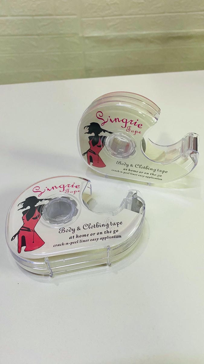 Cinta doble faz transparente